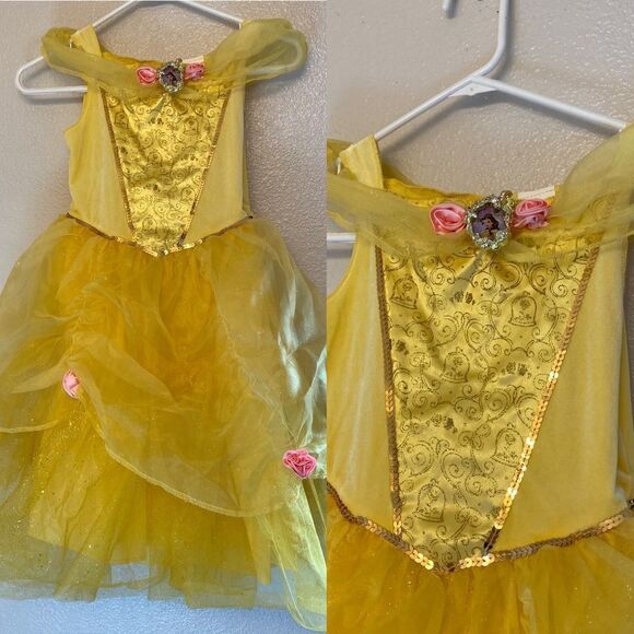 Disney Disguise 10104L Princess Belle Beauty & The Beast Costume -small 4-6 - Picture 1 of 7